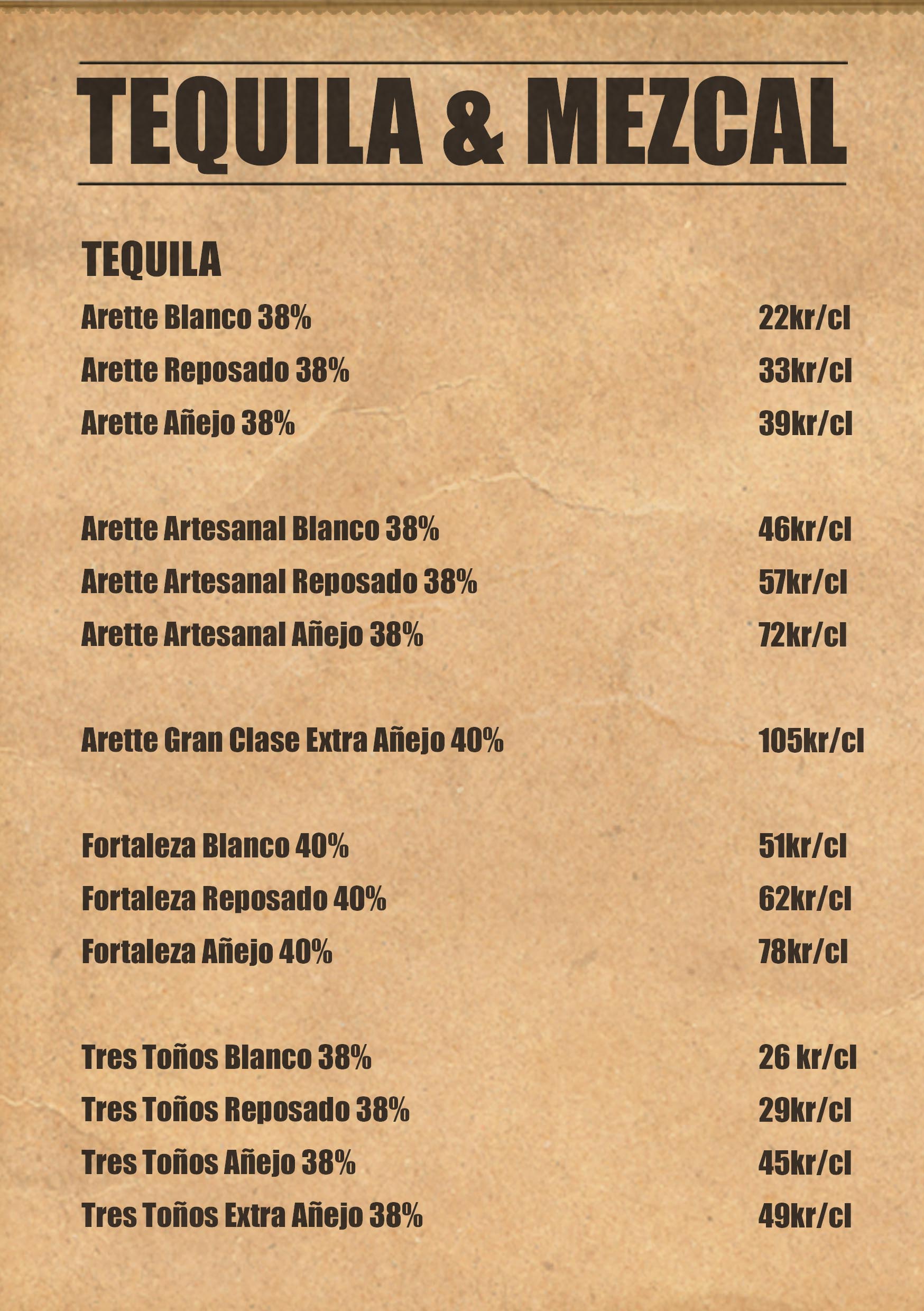 Geronimos Tequila